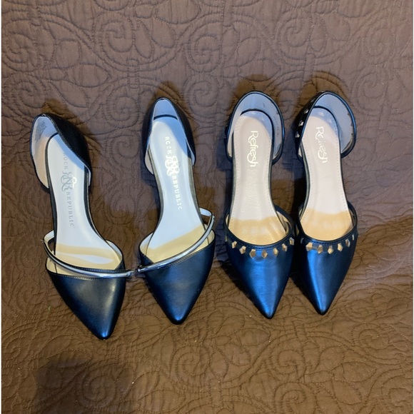 Rock & Republic Shoes - (2) EUC BUNDLE WOMENS FLATS WONT SEPARATE